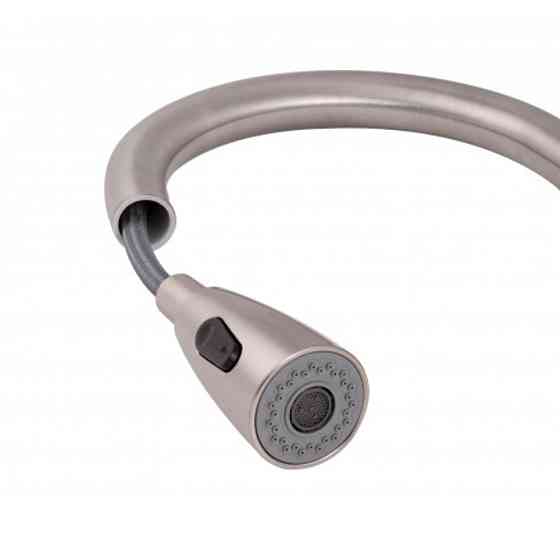 Змішувач для кухні Lidz Aria 015FL з висувним виливом (k35) LDARI015FLNKS34945 Nickel Київ