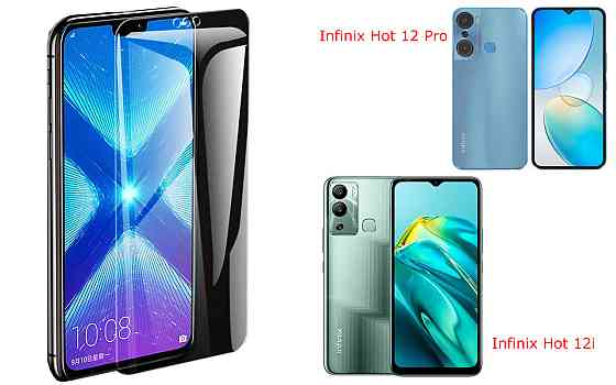 Защитное стекло NeoGlass для Infinix Hot 12 Pro, Hot 12i  – ультрапрозрачное и устойчивое Киев