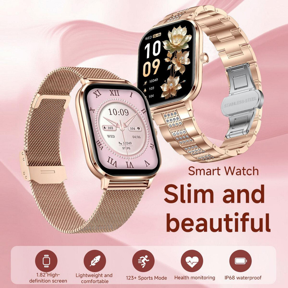 Розумний наручний годинник Smart Verona Steel Gold (2 ремінці) Вінниця - фото 13