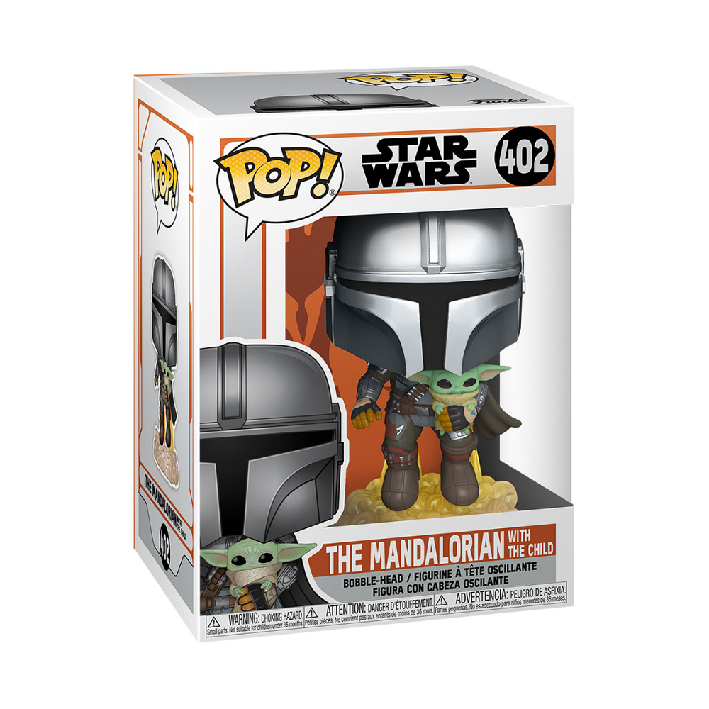 Ігрова фігурка Funko Pop! - Мандалорець, що летить з малюком Днепр - изображение 1