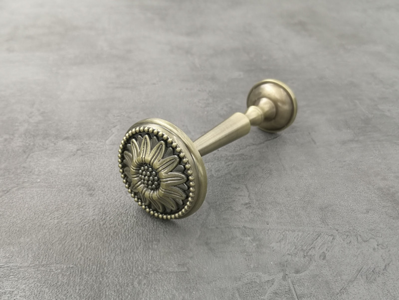 Підхват для штор Orvit Флор 130 х 55 мм Антик (6989180) Львов - изображение 2