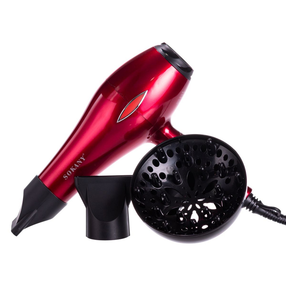 Sokany Фен для волосся з дифузором та концентратором 2600 Вт Sokany SK-2215 Коломия - фото 8