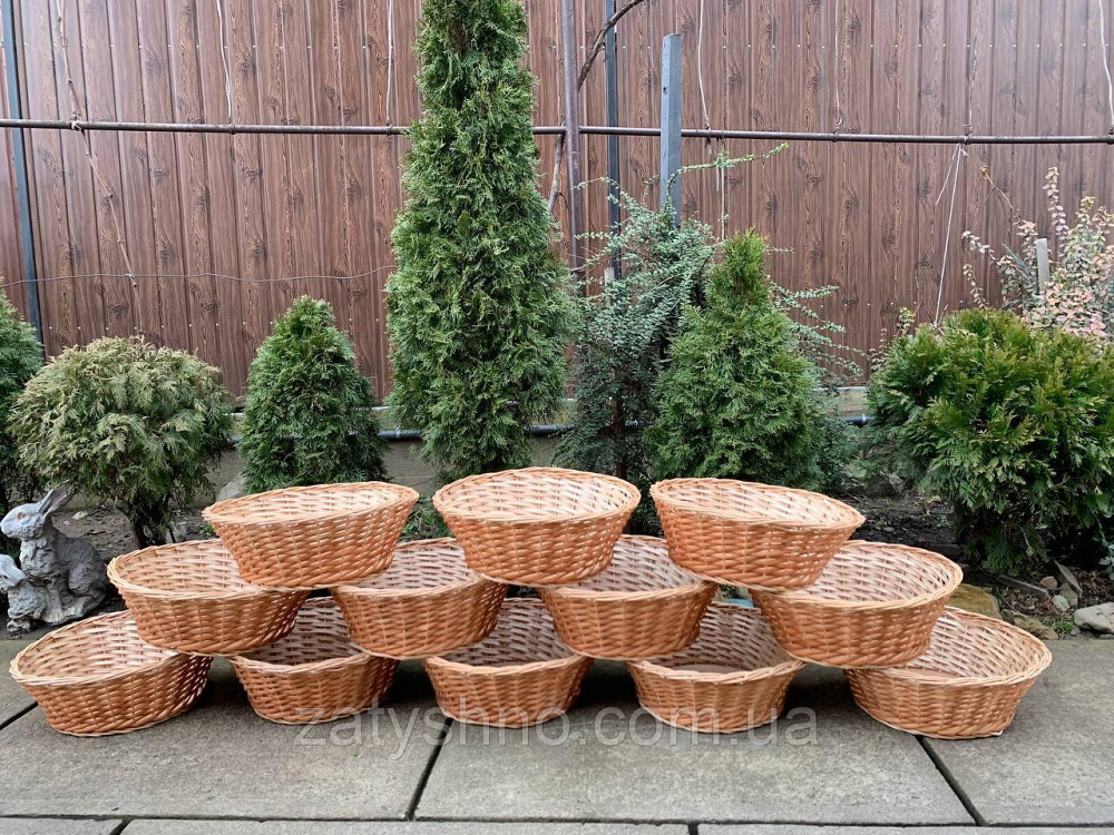 Лоток ручної роботи, плетений із лози Київ - фото 2