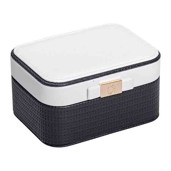 Скринька для прикрас з еко шкіри 15.5×11.5×8.5 ​​органайзер для ювелірних виробів HP-5-37B Київ