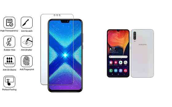 Защитное стекло NeoGlass для Samsung Galaxy A50 2019, Galaxy A50s 2019 – ультрапрозрачное и устойчивое Киев