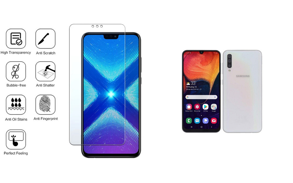 Защитное стекло NeoGlass для Samsung Galaxy A50 2019, Galaxy A50s 2019 – ультрапрозрачное и устойчивое Киев - изображение 4