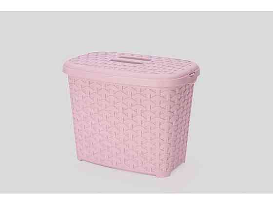 Кошик з кришкою 2,5л 140 x 205 x160мм пудровий ТМ DIOMEDEA Київ