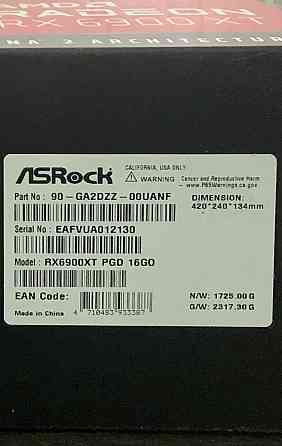 Asrock RX 6900 XT Phantom Gaming 16Gb відеокарта. Київ