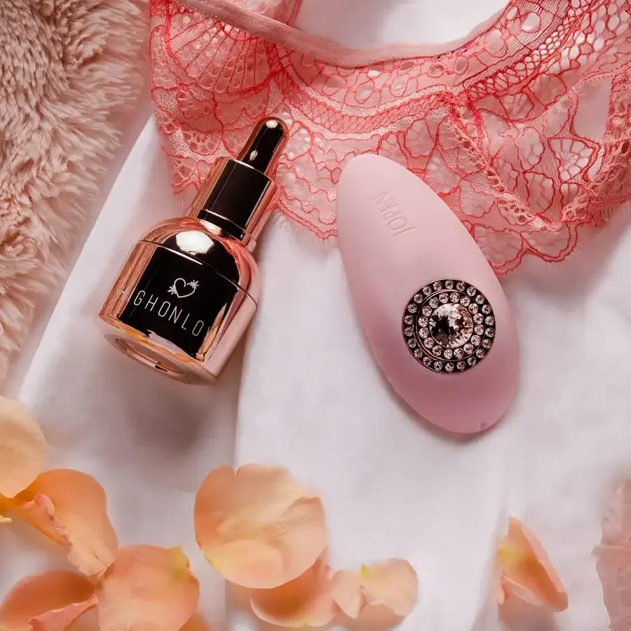 Подарунковий набір HighOnLove & JOPEN: Objects of Desire (краплі для клітора і вібратор з кристалами Львів - фото 2