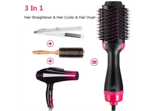 Фен-щетка для укладки волос One Step Hair Dryer 3 в 1, керамический нагрев, мощность 1000-1199Вт Одесса