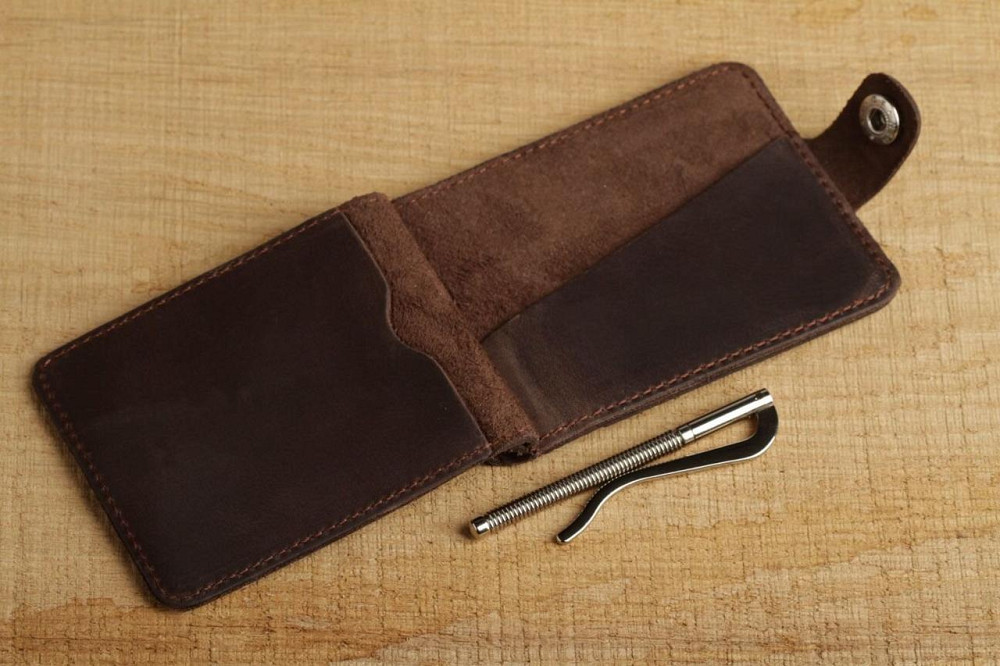 Затискач для купюр SHVIGEL 13786 Коричневий Київ - фото 3