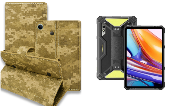 Книга-трансформер для планшета Ulefone Armor Pad 3 Pro, цвет Black Pixel Киев