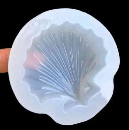 Силикновая формочка Ракушка 62 на 62 мм серый Киев