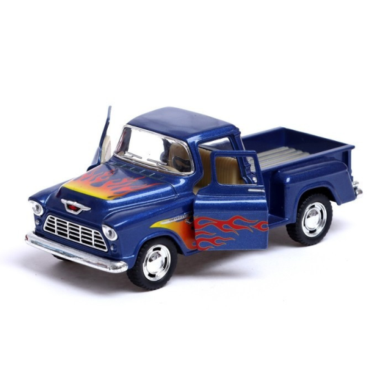 Машинка металева інерційна Пікап Chevy Stepside (1955) Kinsmart KT5330FW 1:32  Синій Вінниця