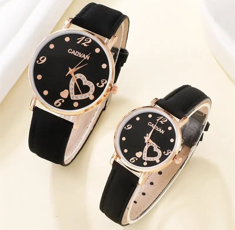 Подарочный набор для мужчин и женщин: 2парные часы с 2 оригин браслетами- диам. 4см, длин 23см, шир. рем. 2см Киев - изображение 3