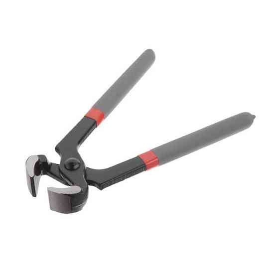 Кліщі торцеві для цвяхів, 180мм, C45, двошарові рукоятки INTERTOOL HT-0165 Київ