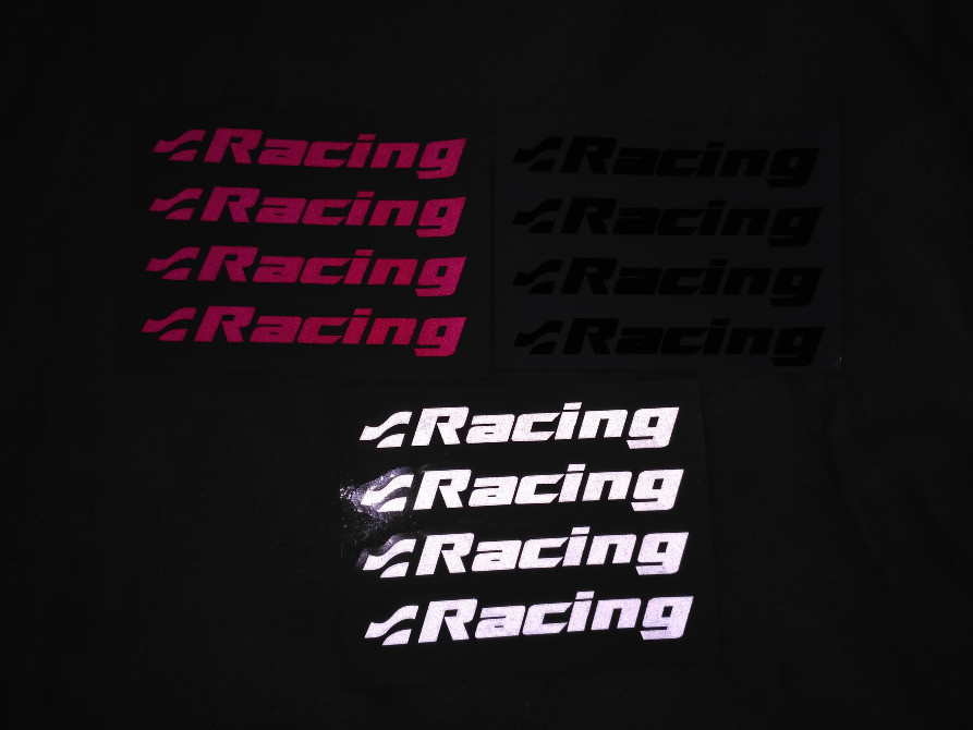 Наклейки на ручки Racing Чорна, Червона, Біла св Київ - фото 2