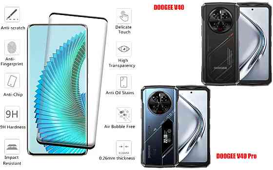 Защитное стекло HyperGlass Pro для DOOGEE V40, DOOGEE V40 Pro – максимальная чувствительность и защита Киев
