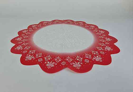 Серветка для квітів діаметром 40 см з рис, 100 шт No 332 (4) (100 шт.) Харків