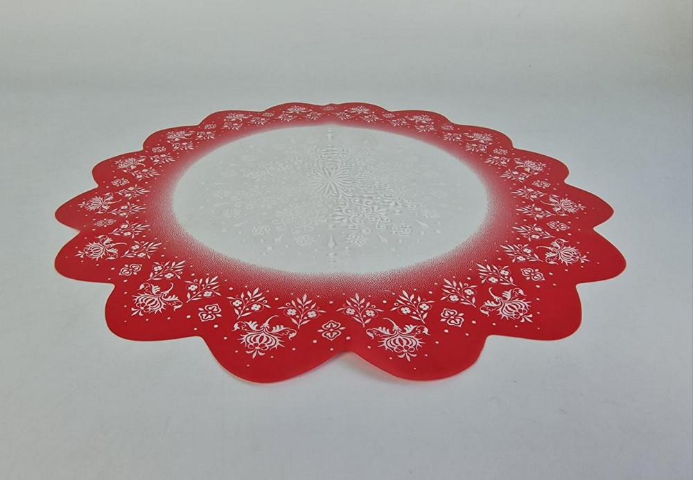 Серветка для квітів діаметром 40 см з рис, 100 шт No 332 (4) (100 шт.) Харків - фото 1