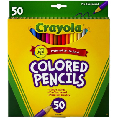Карандаши цветные Crayola 50 шт (68-4050) Винница - изображение 1