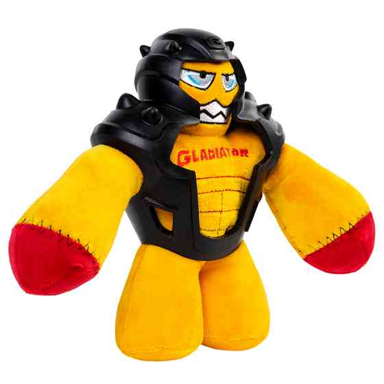 Іграшка для собак Гладіатор у гумовій броні з пищалкою GiGwi Gladiator, текстиль, гума, 21 см Коломия
