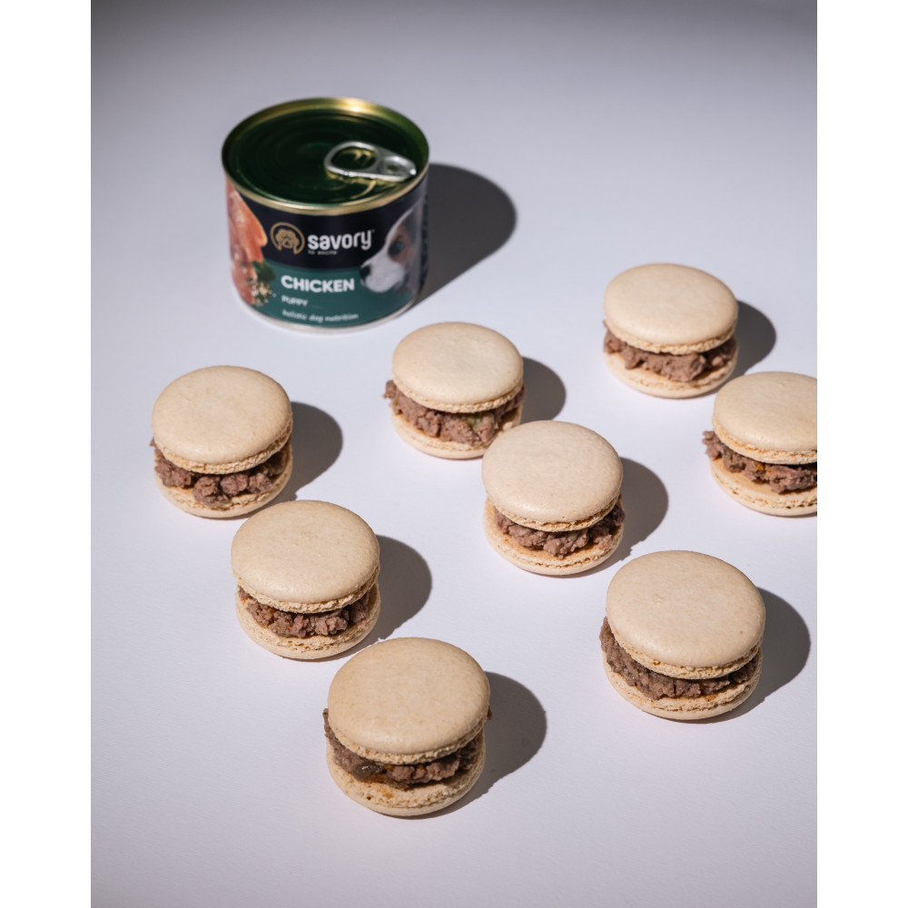 Влажный корм Savory для щенков всех пород, с курицей, 200 г Винница - изображение 4