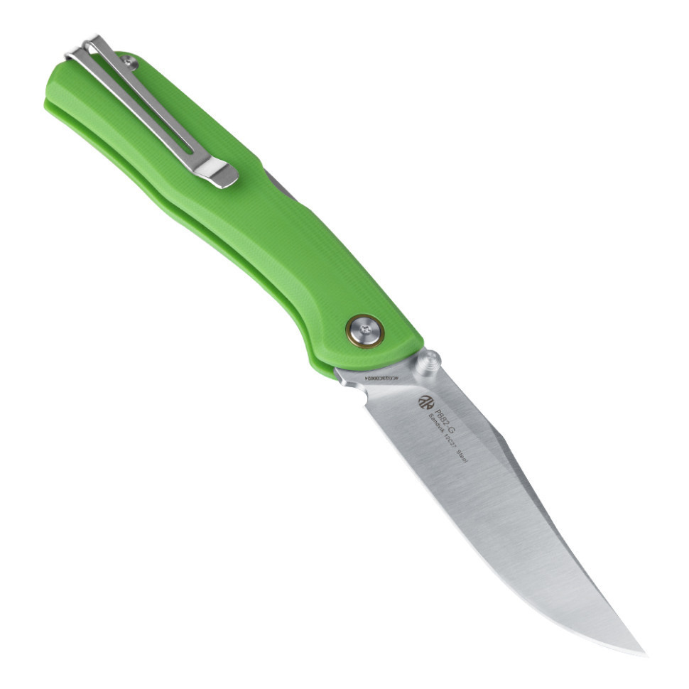 Ніж складаний туристичний Ruike P882-G, (8.5 см) 12C27 / G10 зелений Київ - фото 2