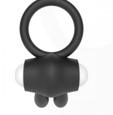 Ерекційне віброкольцо Power Clit Cockring, Black Sex Aura Київ