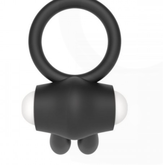 Ерекційне віброкольцо Power Clit Cockring, Black Sex Aura Київ - фото 4