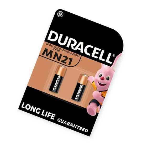 Батарейка "А 23" лужна 12V мікропальчик Duracell MN21 блістер (у брелок сигналки) 2шт Мукачево
