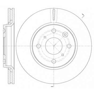Гальмівний диск REMSA 61003.10 Вінниця