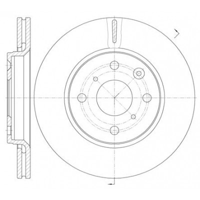 Гальмівний диск REMSA 61003.10 Вінниця - фото 1