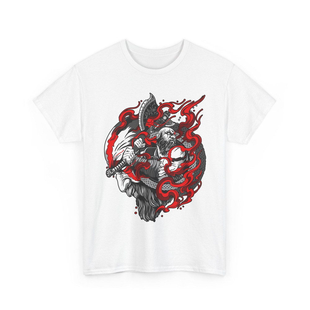 Футболка для хлопчика з аніме принтом Кратос Год Вар Гхост оверсайз (зріст від 165 до 180) Чорний AnimeJ0412m Дніпро - фото 8