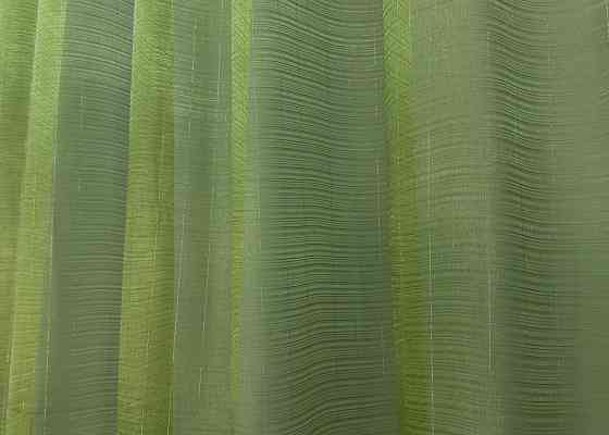 Тюль VR-Textil 006т Органза однотонная с люрексом Оливковый 300х270 см (42-0798) Киев