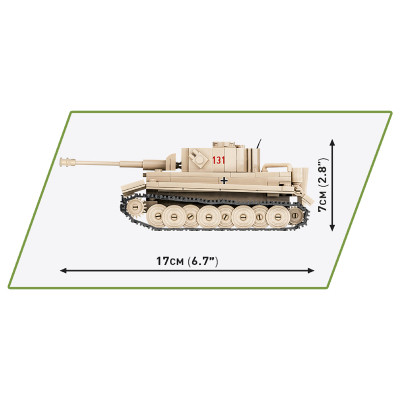 Конструктор Cobi Вторая Мировая Война Танк Тигр 131, 340 деталей (COBI-2710) Винница - изображение 5