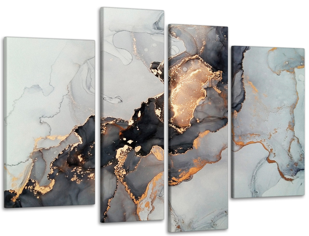 Модульна картина у спальню, вітальню Абстракція Art-618_4 105 x150 см Київ - фото 1