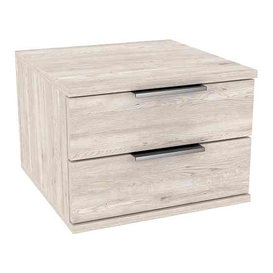 Тумба навесная прикроватная Кристалл, Самоа Димчастий, 400/400/290 Львов