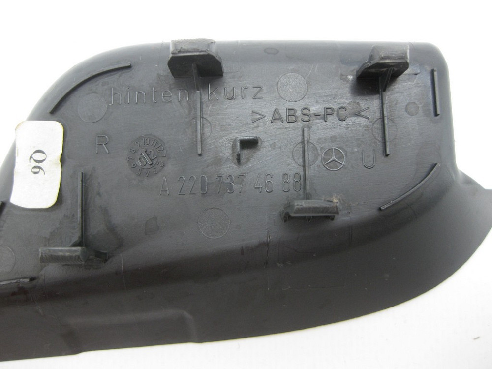 Mercedes-Benz  A2207374688 9B51 Накладка внутрішньої ручки відкриття задніх правих дверей колір антрацит S-class short W220 Одеса - фото 9