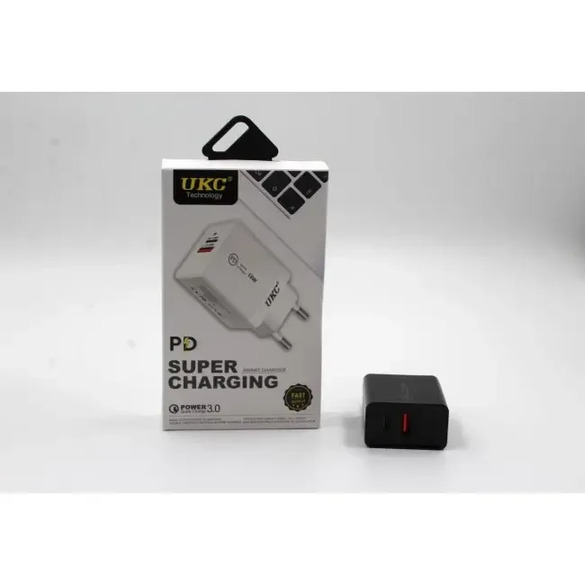 Адаптер Fast Charge 220v 18w PD 889 USB+type C Одеса - фото 2