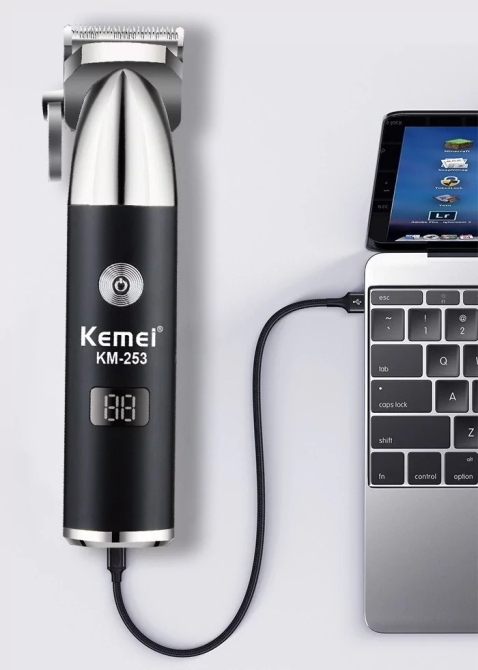 Машинка для стрижки та триммер для бороди Kemei Km-253 Вінниця - фото 4