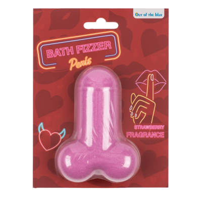 Бомбочка для ван Bath Fizzer Penis Strawberry, 100 г Sex Aura Київ - фото 5