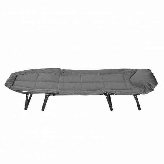 Шезлонг лежак кровать раскладная Bonro B2002-4 темно-серый раскладачка Киев