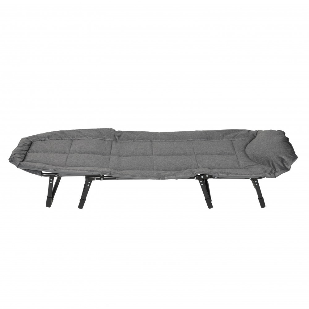 Шезлонг лежак кровать раскладная Bonro B2002-4 темно-серый раскладачка Киев - изображение 5
