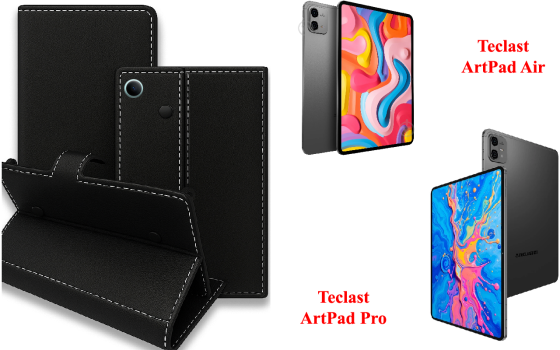 Книжка-трансформер для планшета Teclast ArtPad Air, Teclast ArtPad Pro, колір Black Київ