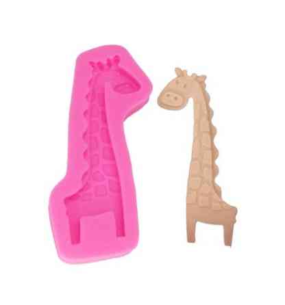 Молд силиконовый Жираф 102 мм розовый Киев