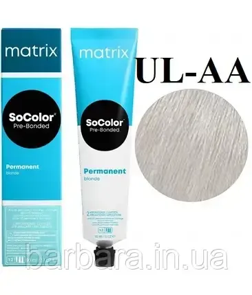 Осветляющая крем-краска для волос Matrix Ultra Blonde SoColor Pre-Bonded Глибокий попелястий UL-AA Киев - изображение 1