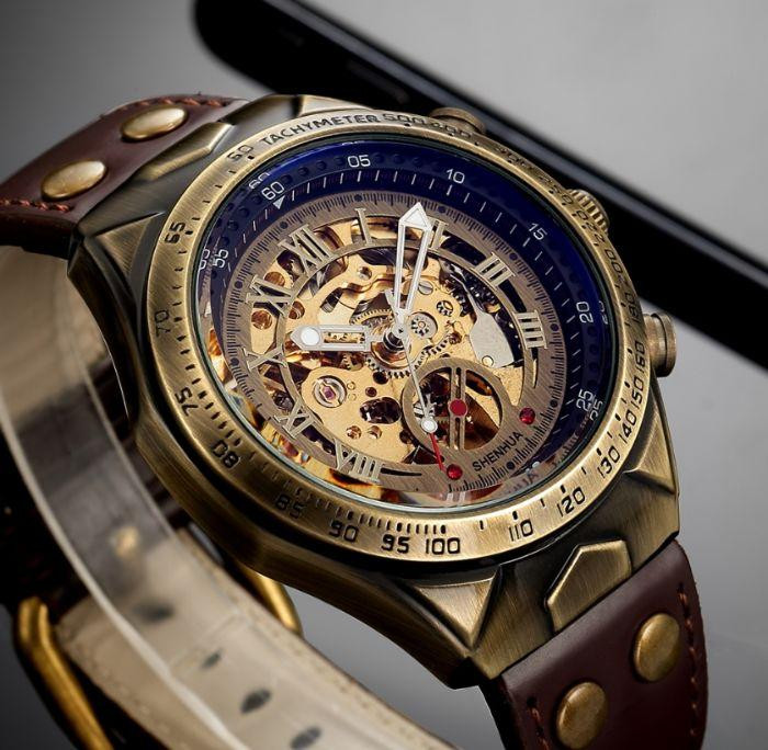 Часы мужские механические Winner Status Rubber (2 ремешка) Киев - изображение 3