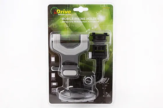 Подставка под телефон на присоске прищепка inDrive широкая Винница