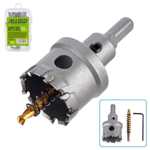 Свердло корончате твердосплавне по металу 40мм Alloid Одеса - фото 1